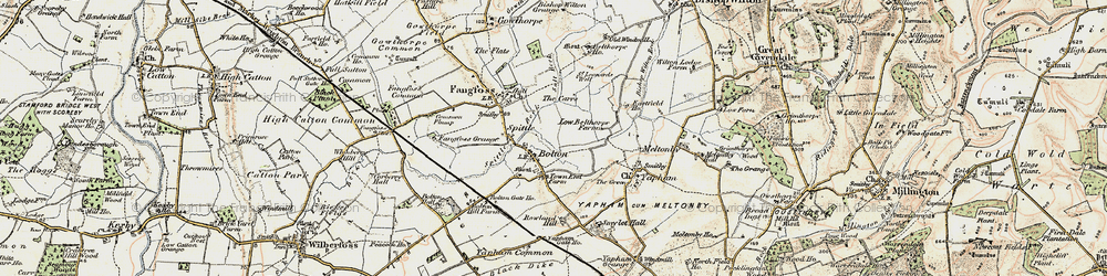 Old map of Bolton in 1903