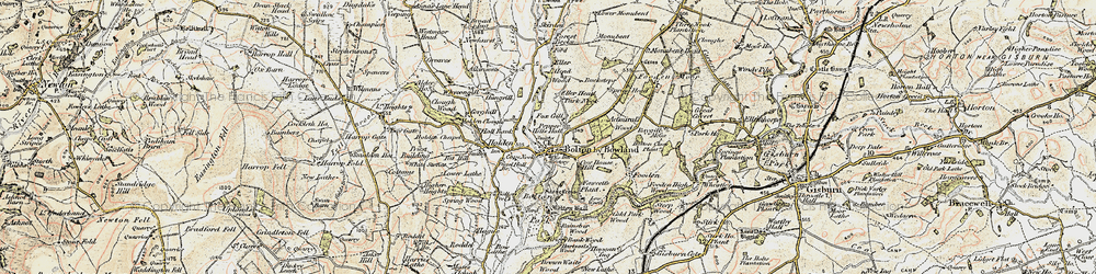 Old map of Admiral's Wood in 1903-1904