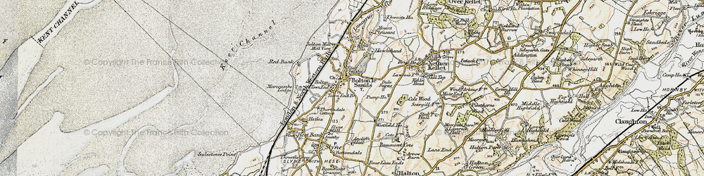Old map of Beaumont Cote in 1903-1904