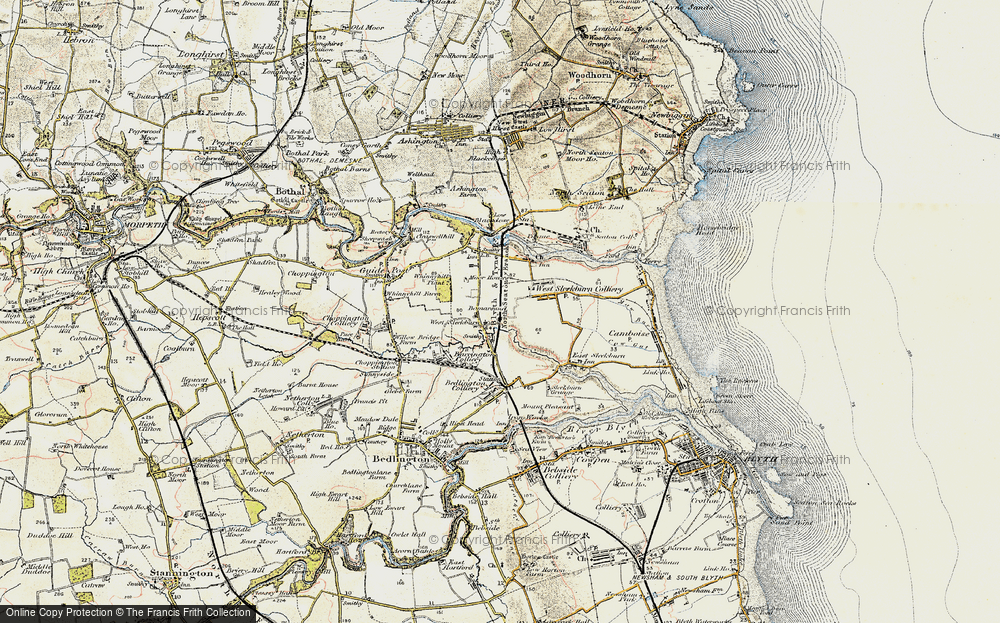 Old Map of Bomarsund, 1901-1903 in 1901-1903