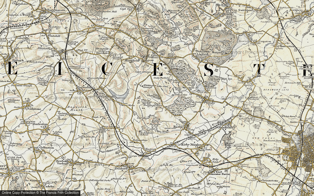 Old Map of Bondman Hays, 1902-1903 in 1902-1903