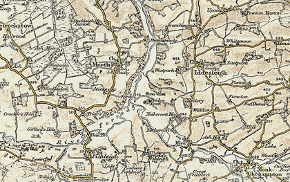 Old map of Brimblecombe Brake in 1899-1900