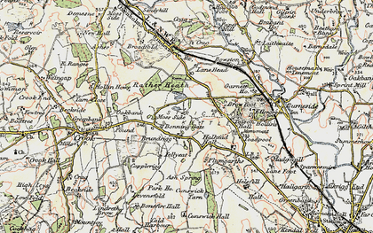 Old map of Toadpool in 1903-1904