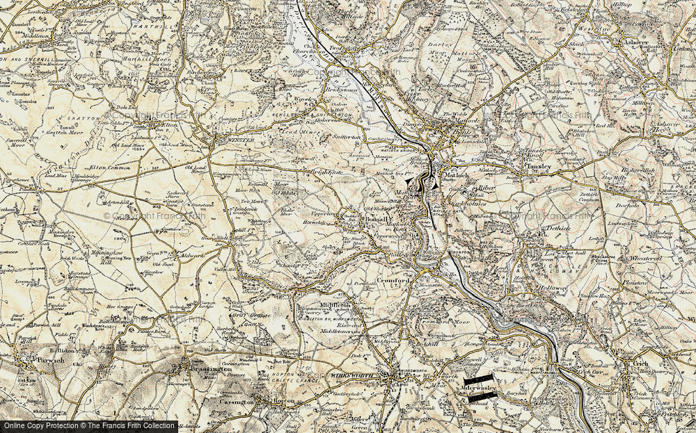 Old Map of Bonsall, 1902-1903 in 1902-1903