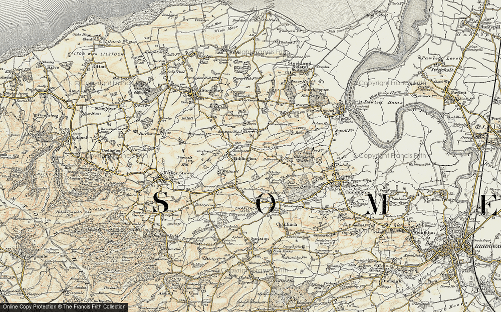 Old Map of Bonson, 1898-1900 in 1898-1900
