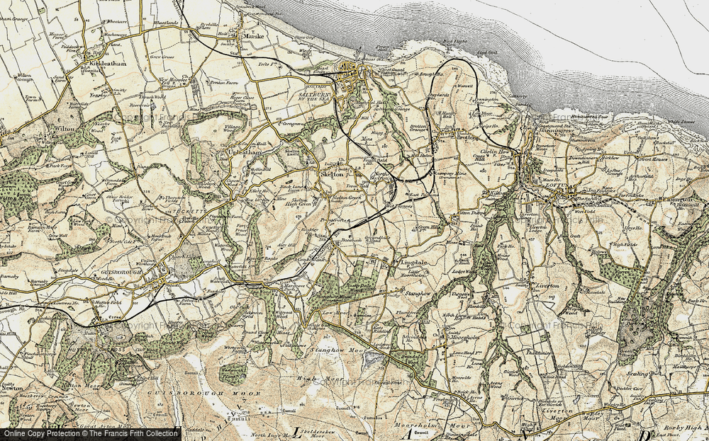 Old Map of Boosbeck, 1903-1904 in 1903-1904