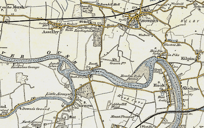 Old map of Boothferry Br in 1903