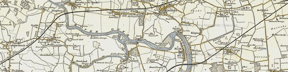 Old map of Boothferry in 1903