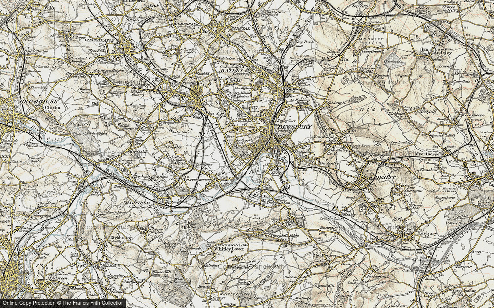 Old Map of Boothroyd, 1903 in 1903
