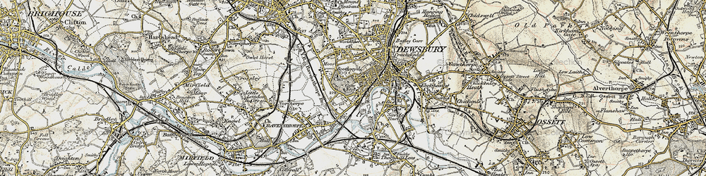 Old map of Boothroyd in 1903