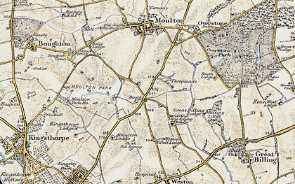 Old map of Boothville in 1898-1901