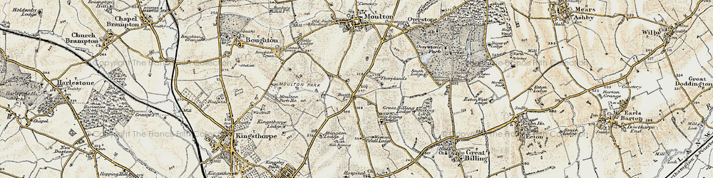 Old map of Boothville in 1898-1901