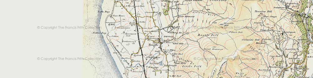Old map of Barfield in 1903-1904
