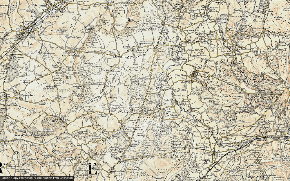 Old Map of Bordon, 1897-1909 in 1897-1909
