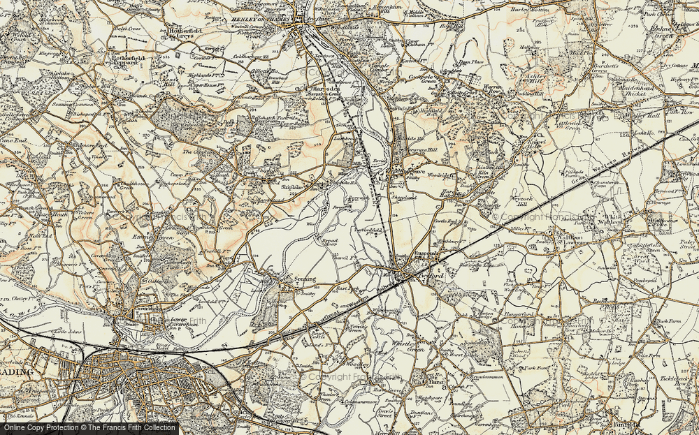Old Map of Borough Marsh, 1897-1909 in 1897-1909
