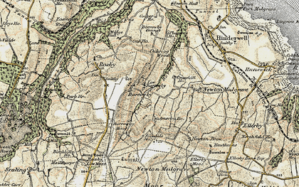 Old map of Birchdale Ho in 1903-1904