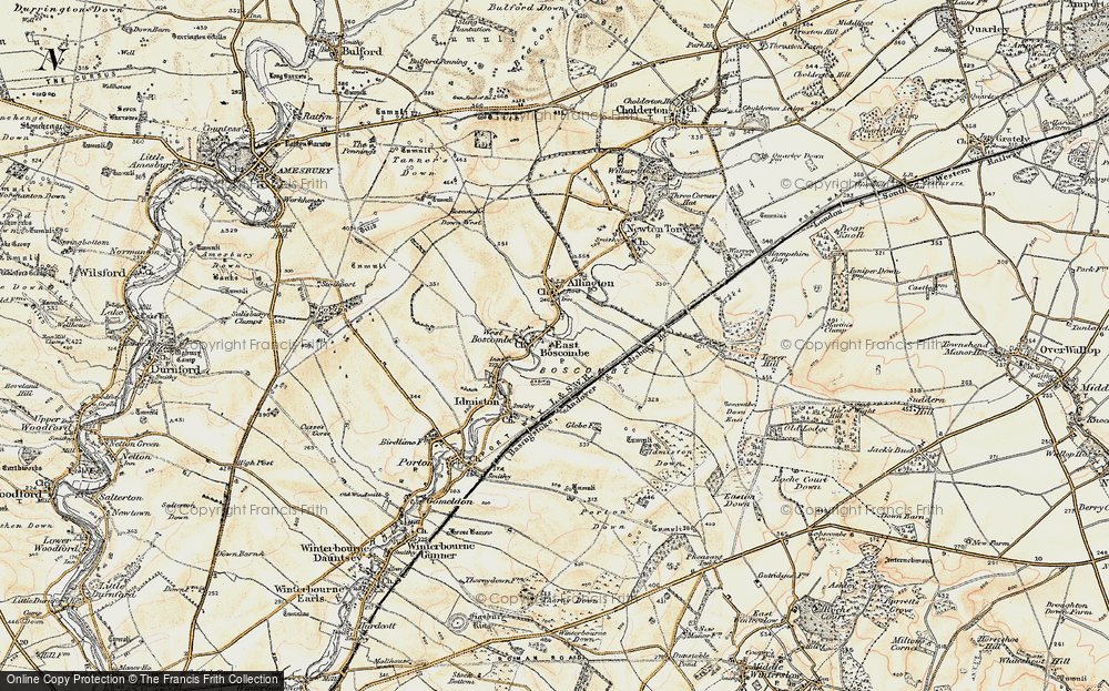 Old Map of Boscombe, 1897-1899 in 1897-1899