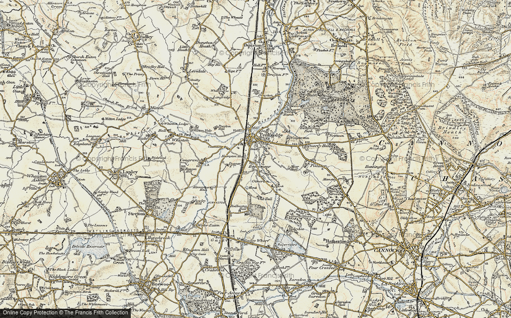 Old Map of Boscomoor, 1902 in 1902