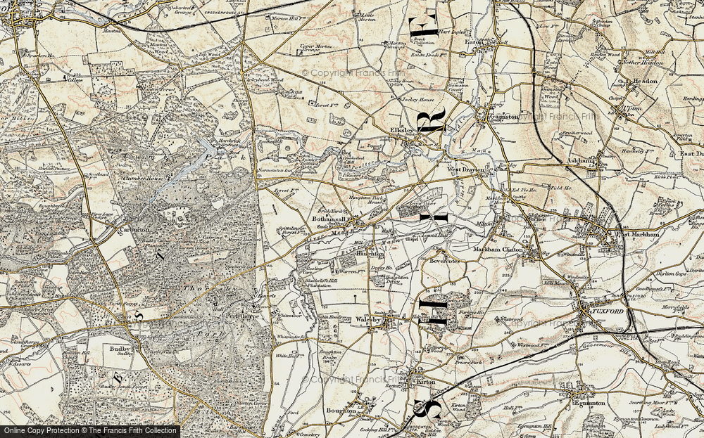 Old Map of Bothamsall, 1902-1903 in 1902-1903