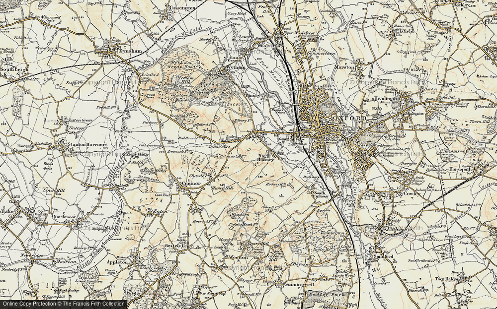 Old Map of Botley, 1897-1899 in 1897-1899
