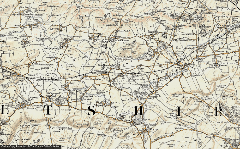 Old Map of Bottlesford, 1897-1899 in 1897-1899