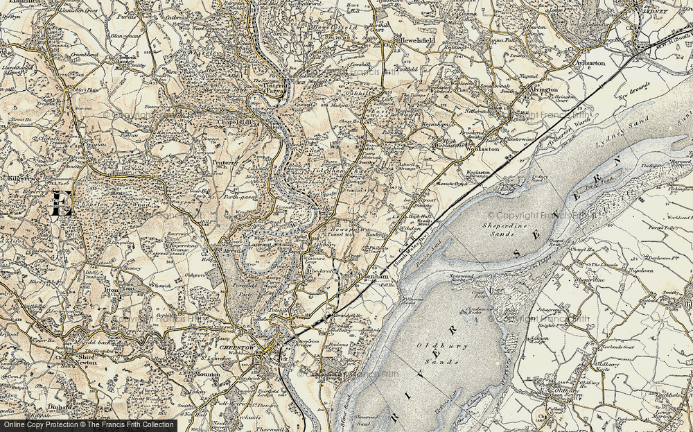 Old Map of Boughspring, 1899-1900 in 1899-1900
