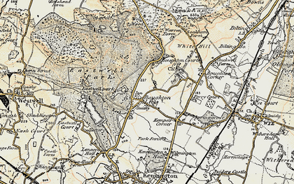 Old map of Boughton Lees in 1897-1898