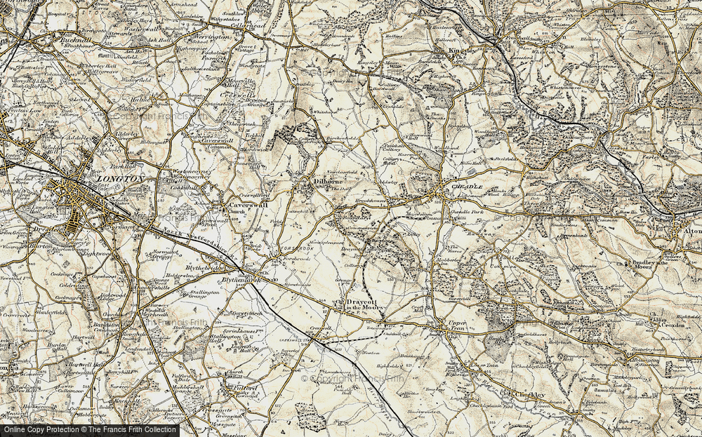 Old Map of Boundary, 1902 in 1902