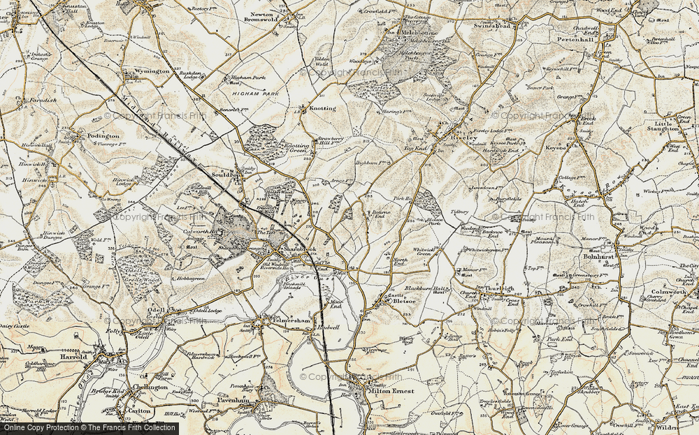 Old Map of Bourne End, 1898-1901 in 1898-1901
