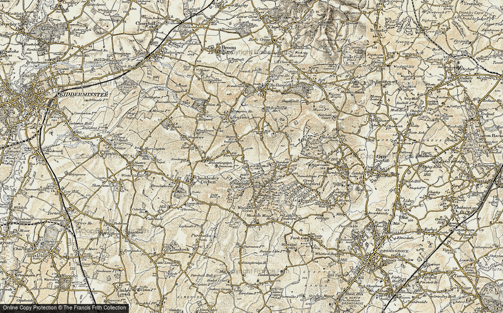 Old Map of Bournes Green, 1901-1902 in 1901-1902
