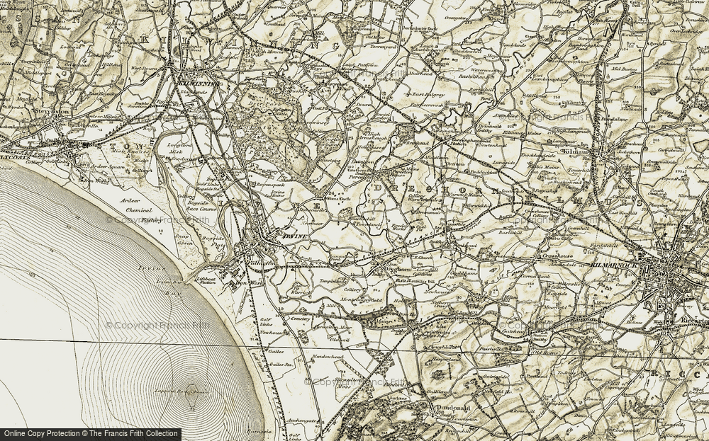 Old Map of Bourtreehill, 1905-1906 in 1905-1906