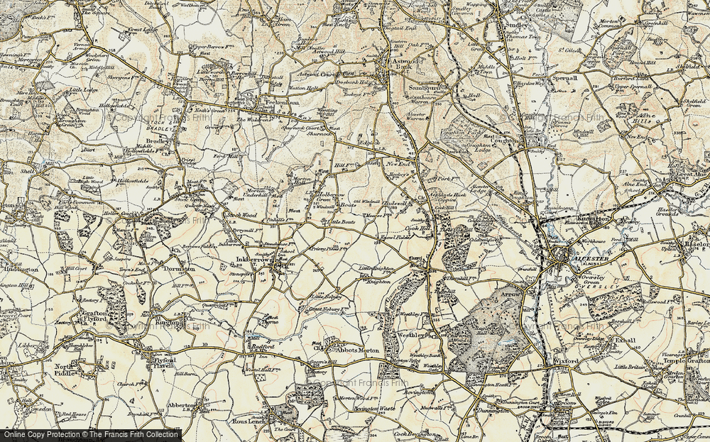 Old Map of Bouts, 1899-1902 in 1899-1902