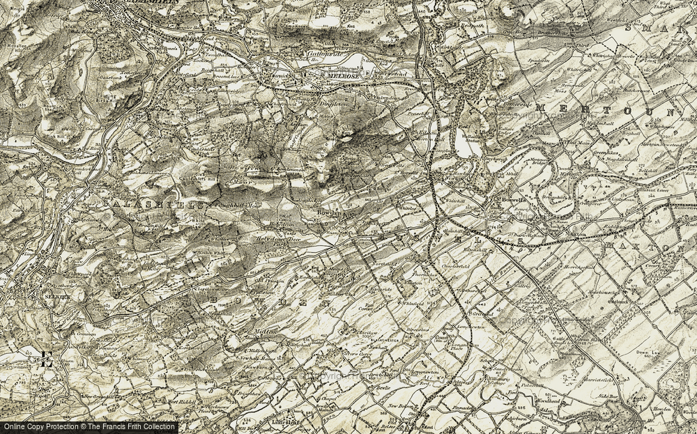 Old Map of Bowden, 1901-1904 in 1901-1904
