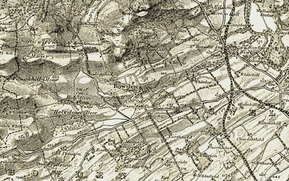 Old map of Bowden in 1901-1904