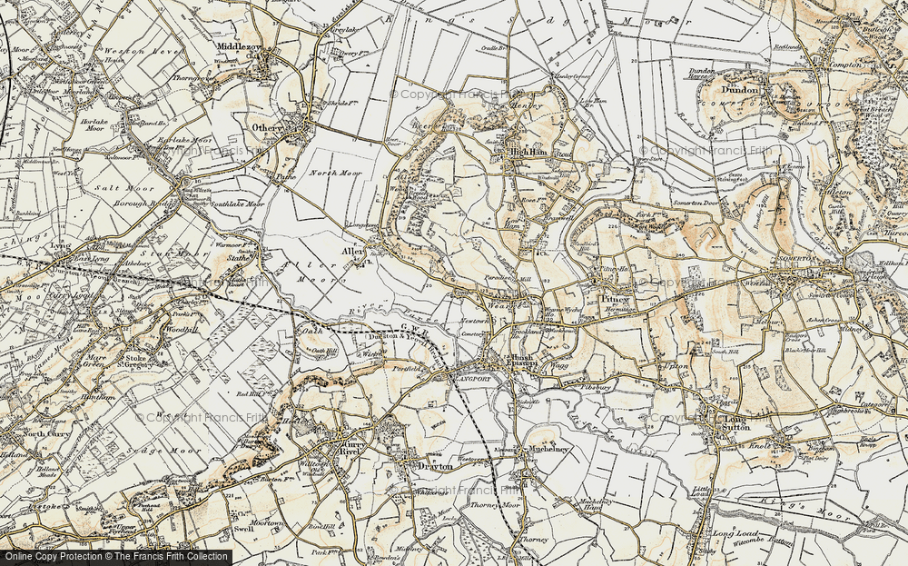 Old Map of Bowdens, 1898-1900 in 1898-1900