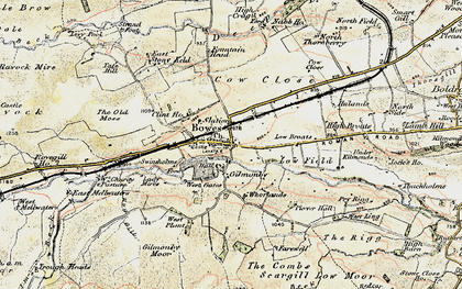 Old map of West Stoney Keld in 1903-1904