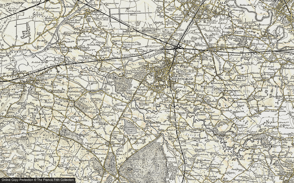 Old Map of Bowgreen, 1903 in 1903