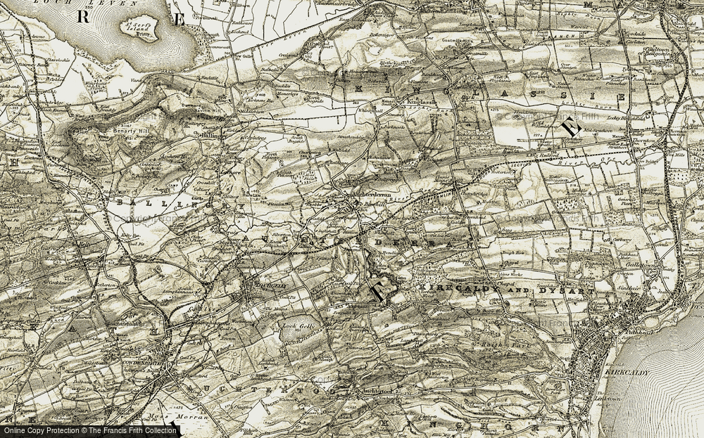 Old Map of Bowhill, 1903-1908 in 1903-1908