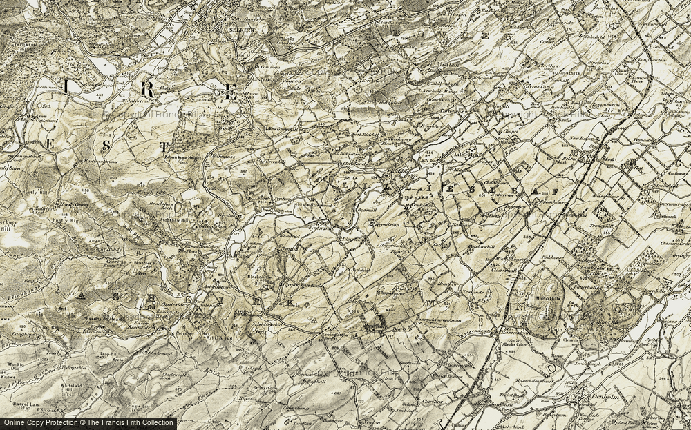 Old Map of Bowismiln, 1901-1904 in 1901-1904