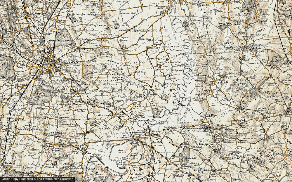 Old Map of Bowling Bank, 1902 in 1902