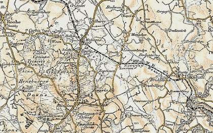 Old map of Bowling Green in 1900