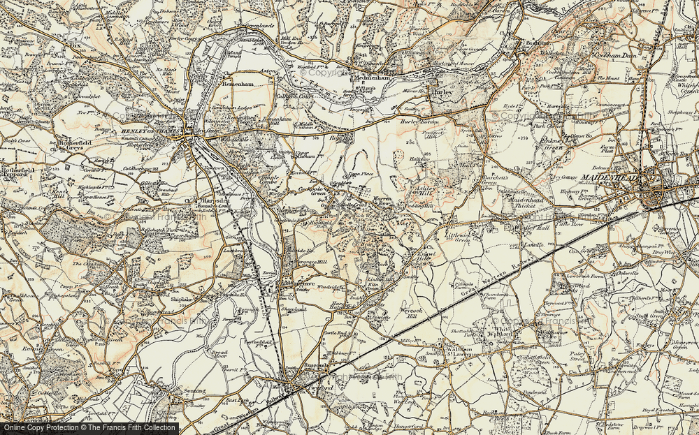 Old Map of Bowsey Hill, 1897-1909 in 1897-1909