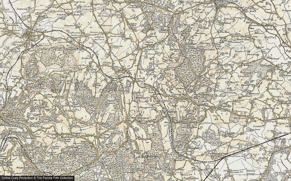 Old Map of Boxbush, 1899-1900 in 1899-1900