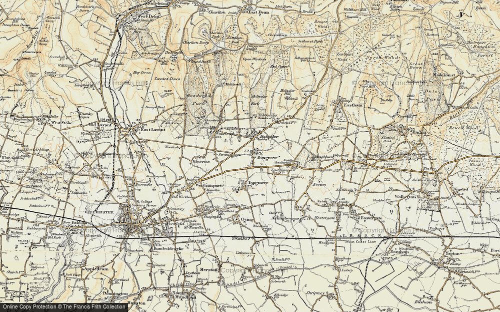 Old Map of Boxgrove, 1897-1899 in 1897-1899