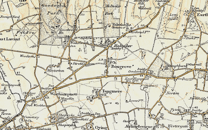 Old map of Boxgrove in 1897-1899