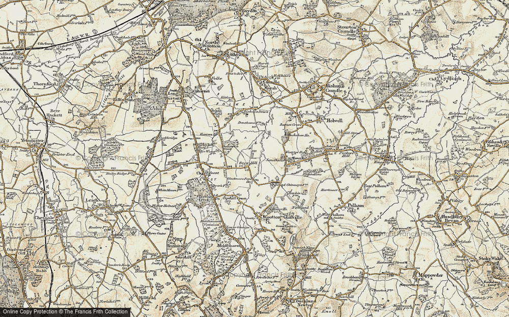 Old Map of Historic Map covering Butterwick in 1899