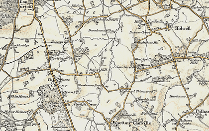 Old map of Butterwick in 1899