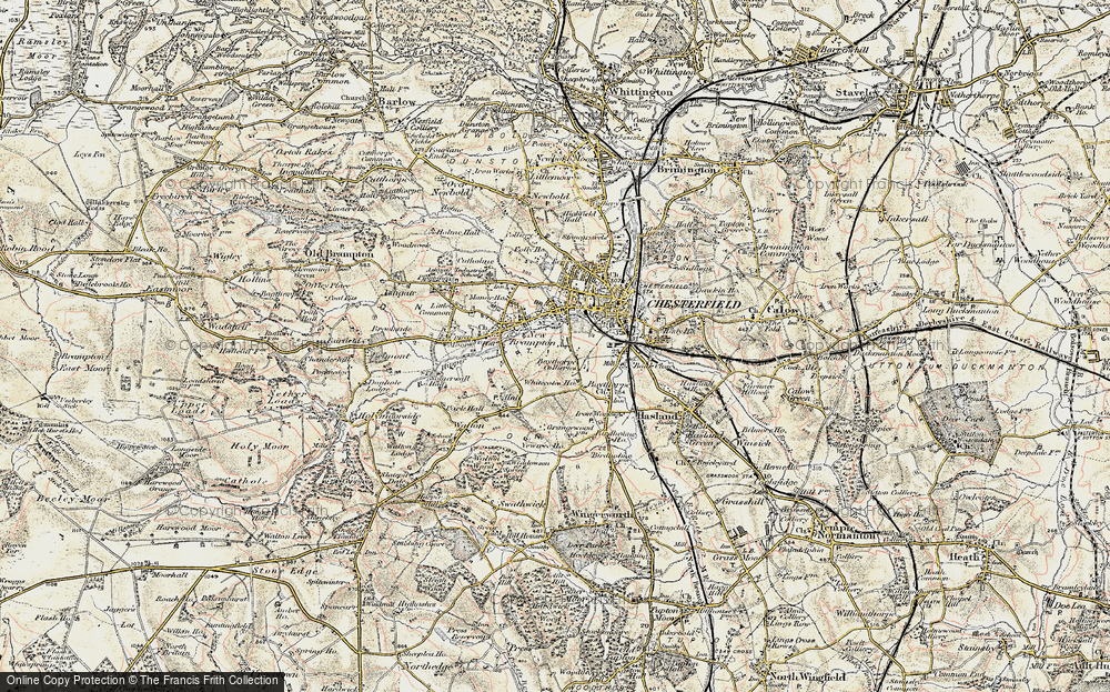 Old Map of Boythorpe, 1902-1903 in 1902-1903
