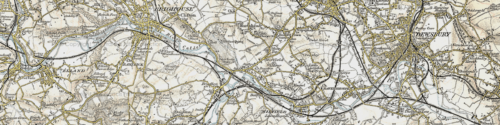 Old map of Bracken Hill in 1903
