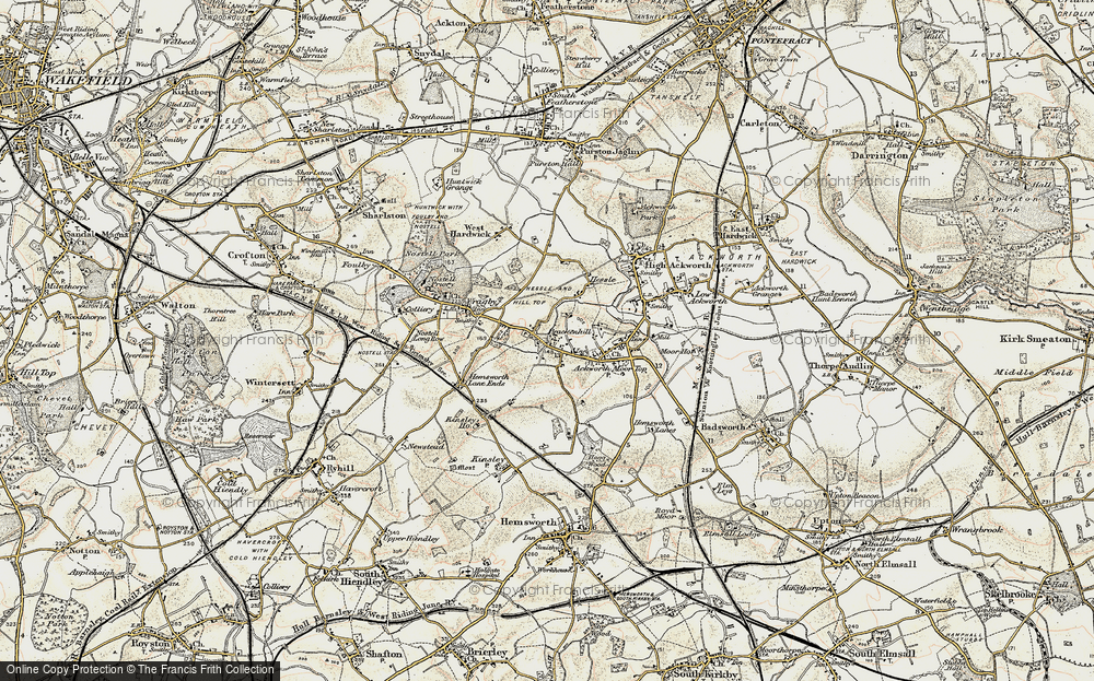 Old Map of Brackenhill, 1903 in 1903